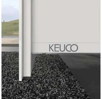 Kúpeľňová skrinka pod umývadlo KEUCO X-Line lesklá biela 100 x 60,5 x 49 cm 33173300000