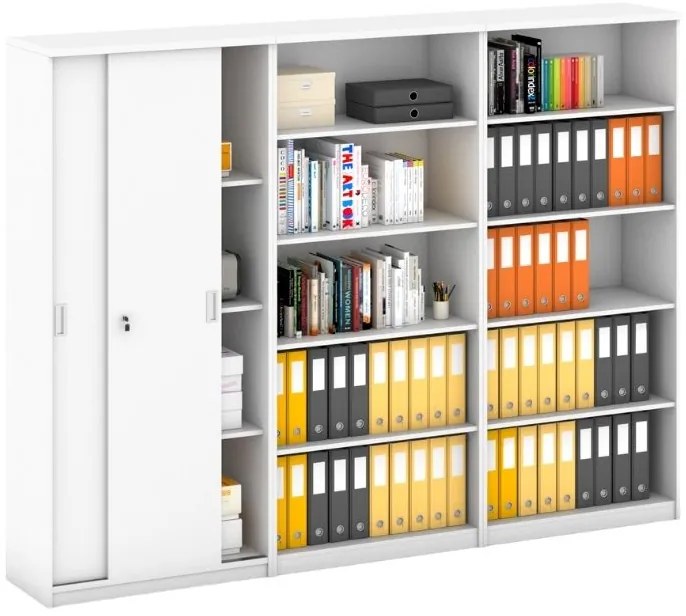 Zostava skríň MIRELLI, Typ X - biela