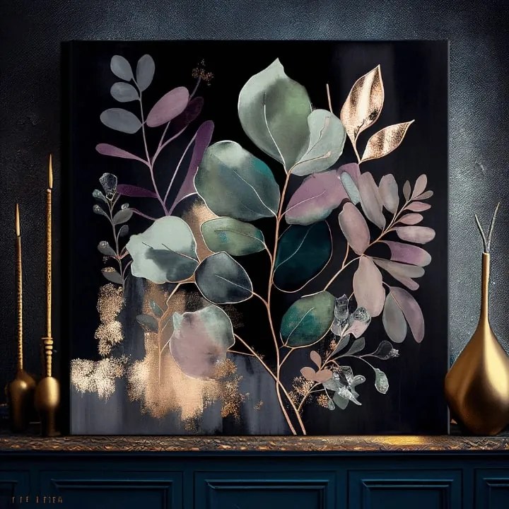 Moderné obrazy na plátne - Jungle's Emerald Symphony 100x100 cm