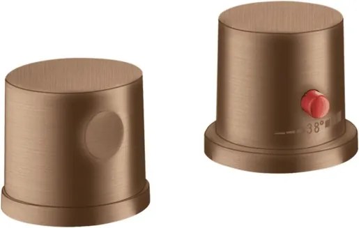 Vaňová batéria Hansgrohe Uno brushed red gold 38480310