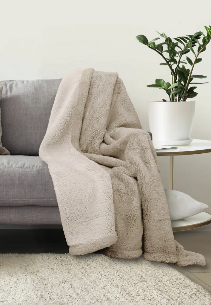 Deka Sherpa 150x200 cm, béžová