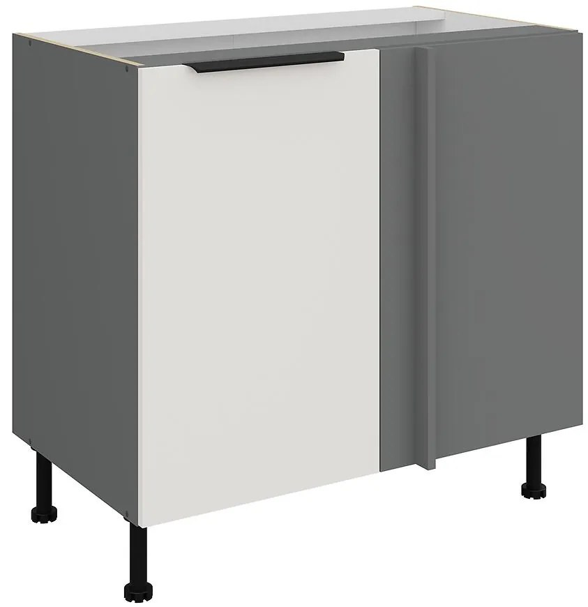 Kuchynská skrinka Aria-Wh/Ant Anti Fingerprint 105 Nd 1f Bb