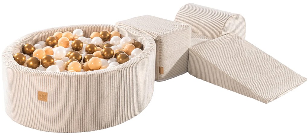 Bazénová zostava Corduroy Ecru, 90x30 cm