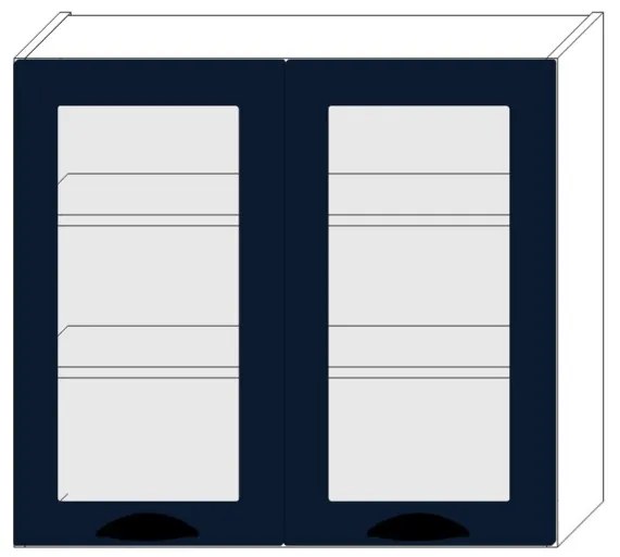 KUCHYNSKÁ LINKA ROSANA TMAVOMODRÁ 260 cm