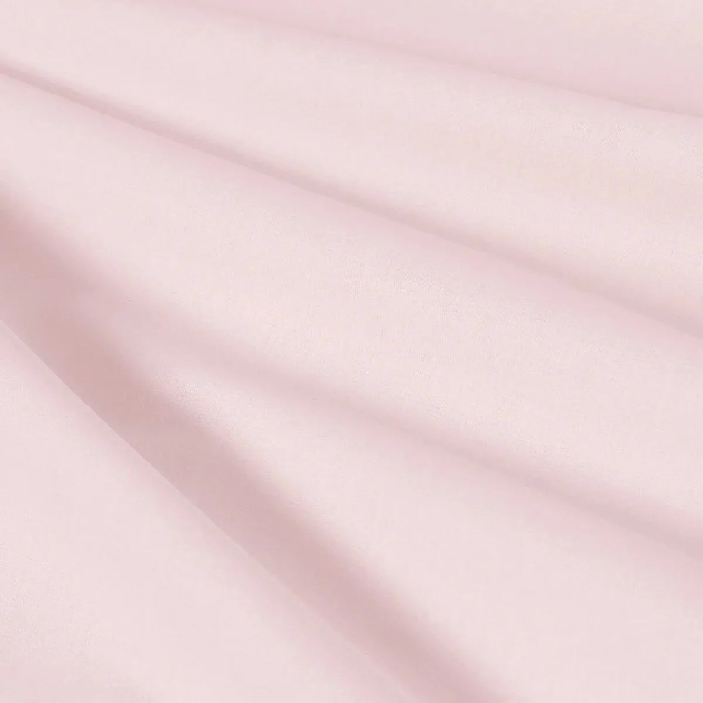 Goldea bavlnené posteľné obliečky duo - ružové mašličky s púdrovo ružovou 240 x 220 a 2ks 70 x 90 cm