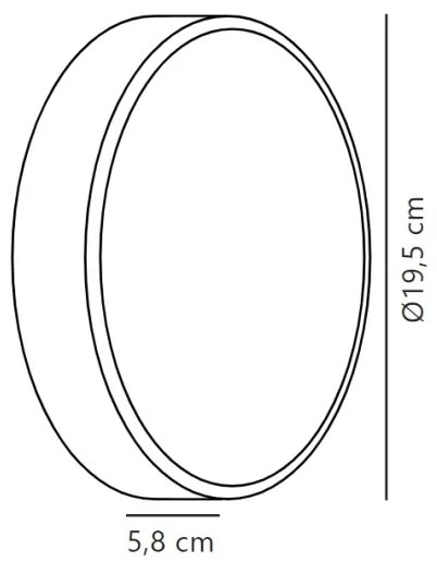 Nordlux - LED Vonkajšie nástenné svietidlo OLIVER LED/9W/230V IP54 pr. 19,5 cm