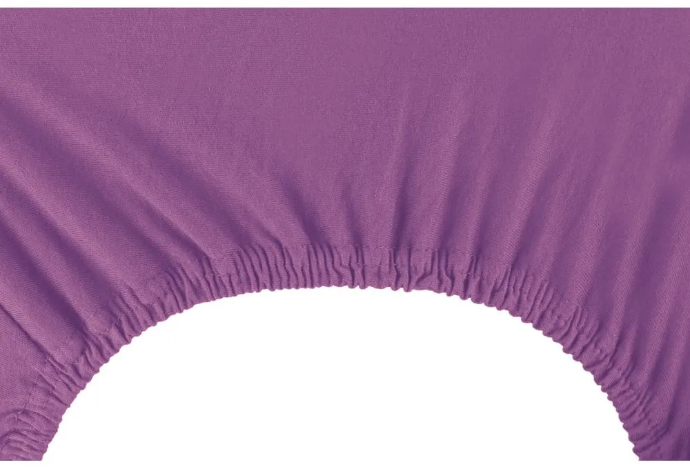 Fialová napínacia plachta jersey 160x200 cm Amber – Restilo