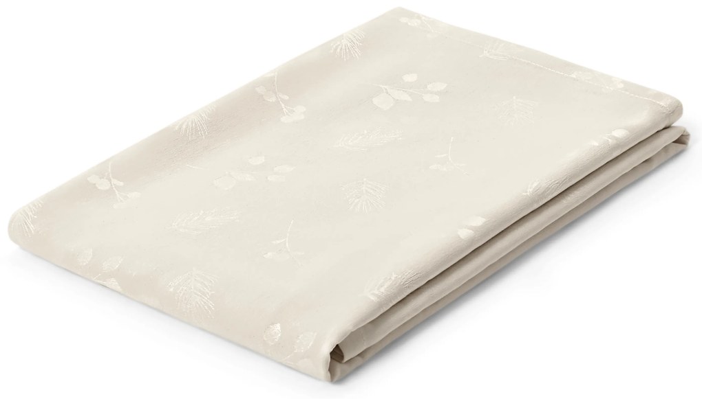 Žakárový obrus, 145 x 255 cm, krémový