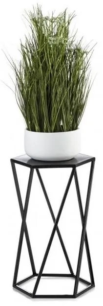 Stojan na kvety 40x24 cm čierna