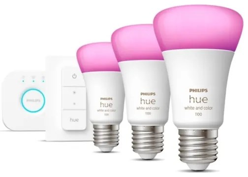 Základná sada Philips Hue WACA 3xE27/9W 2000-6500K + zariadenie k prepojeniu