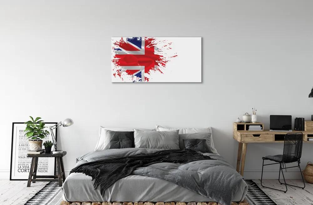 Obraz canvas Vlajka Veľkej Británie 140x70 cm