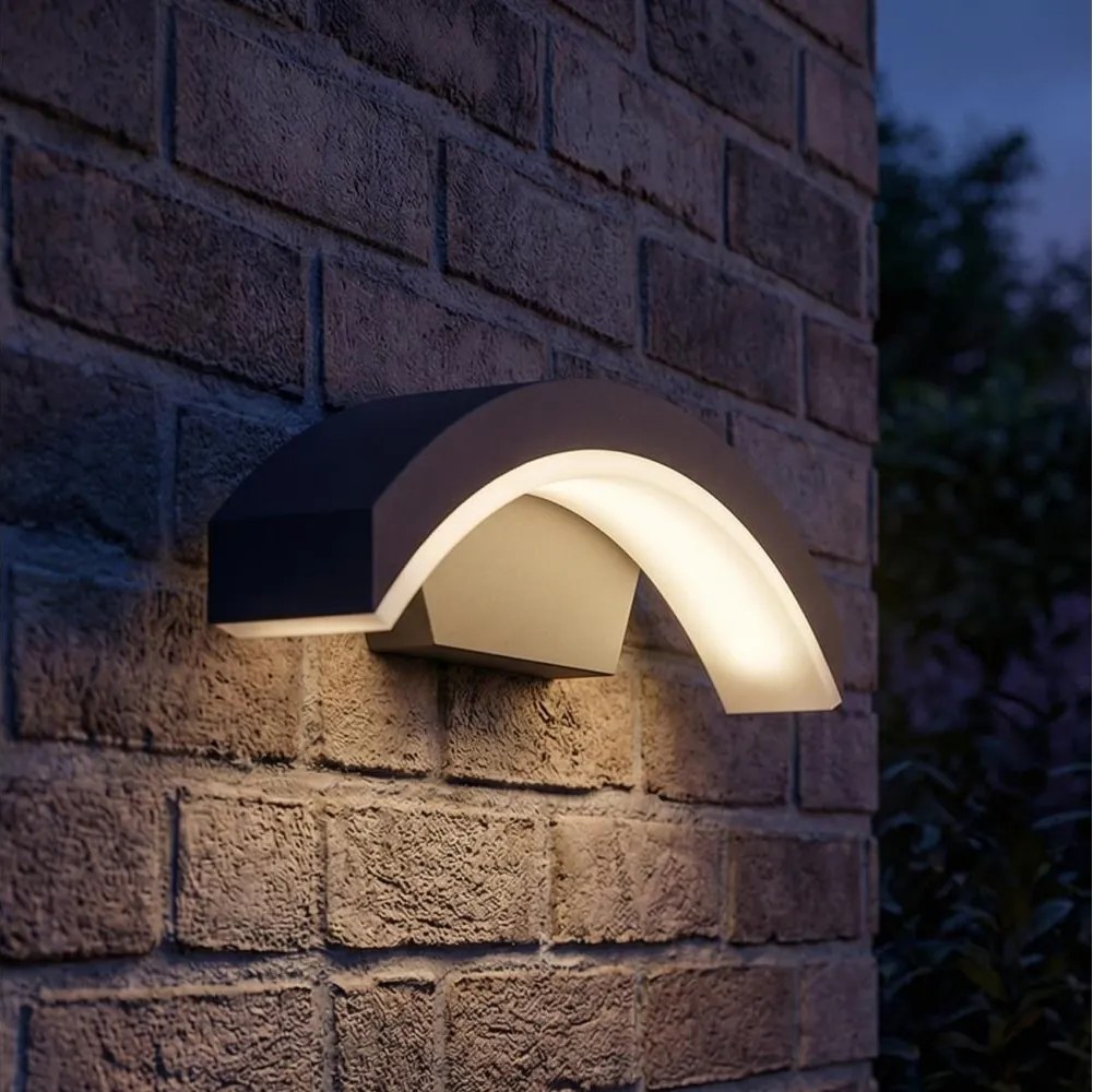 Brilagi - LED Vonkajšie nástenné svietidlo ARCELO LED/8W/230V IP54