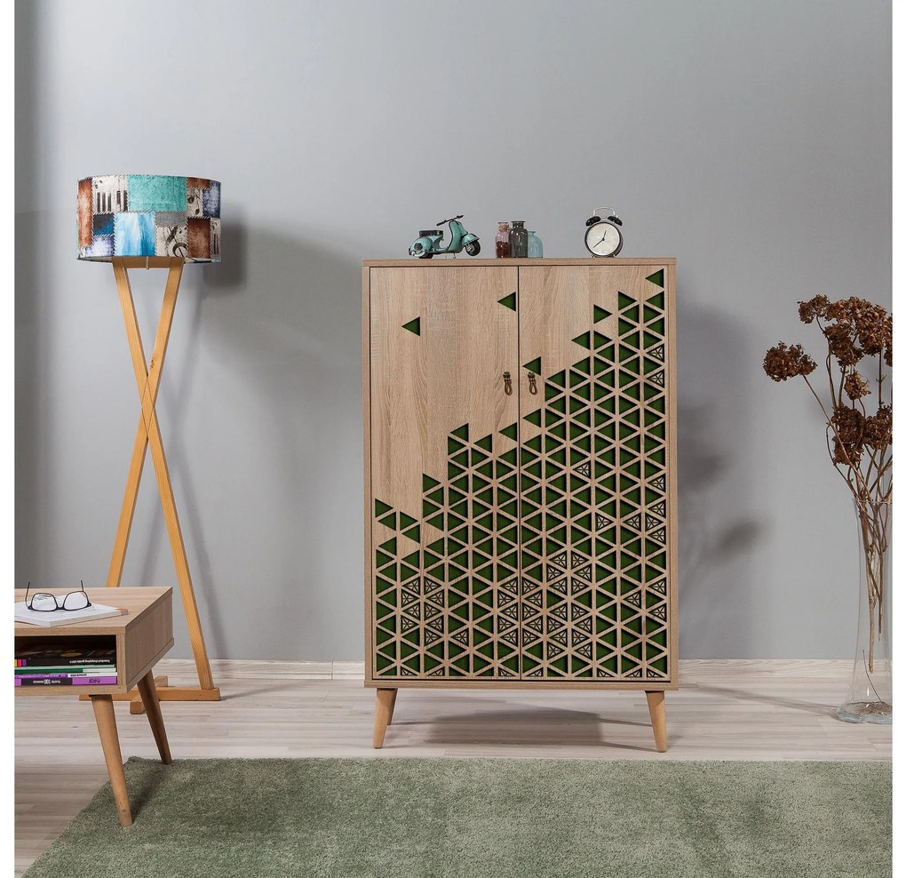 Skrinka Multibox 121 (dub sonoma). Akcia -17%. Vlastná spoľahlivá doprava až k Vám domov. 1088380