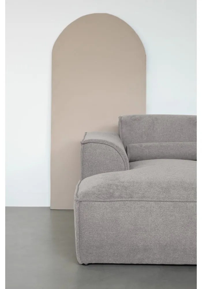 Svetlosivá rohová pohovka (ľavý roh) Flex Felix – Miuform