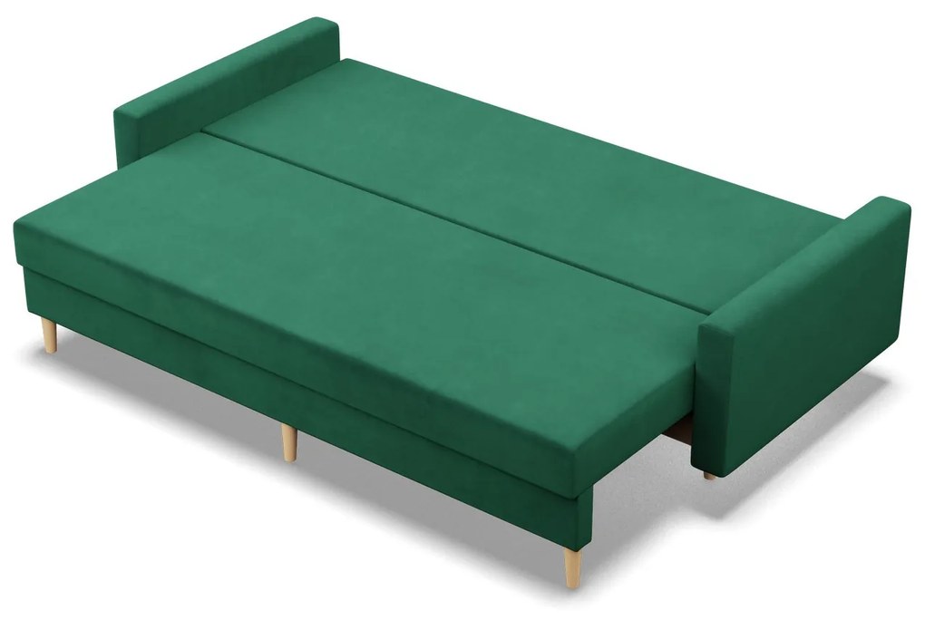 Veľká rozkladacia pohovka ETNA Zelená