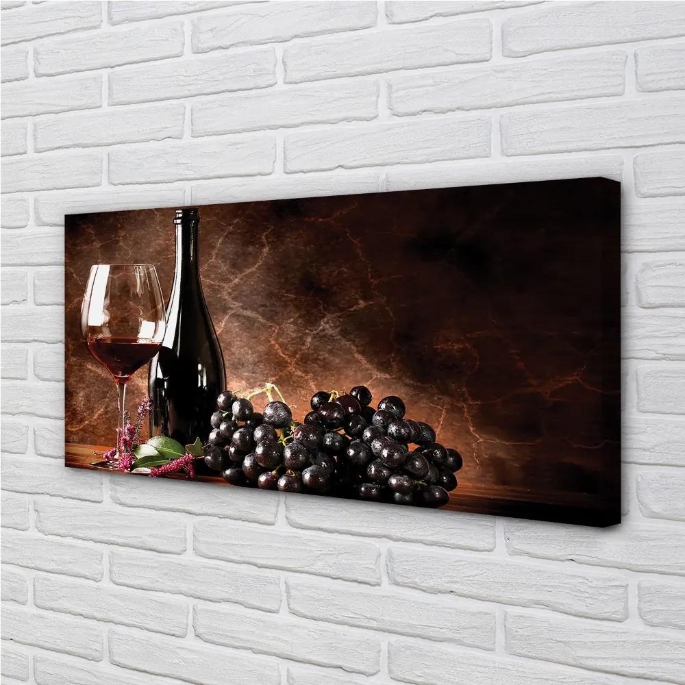 Obraz canvas pohár vína 125x50 cm