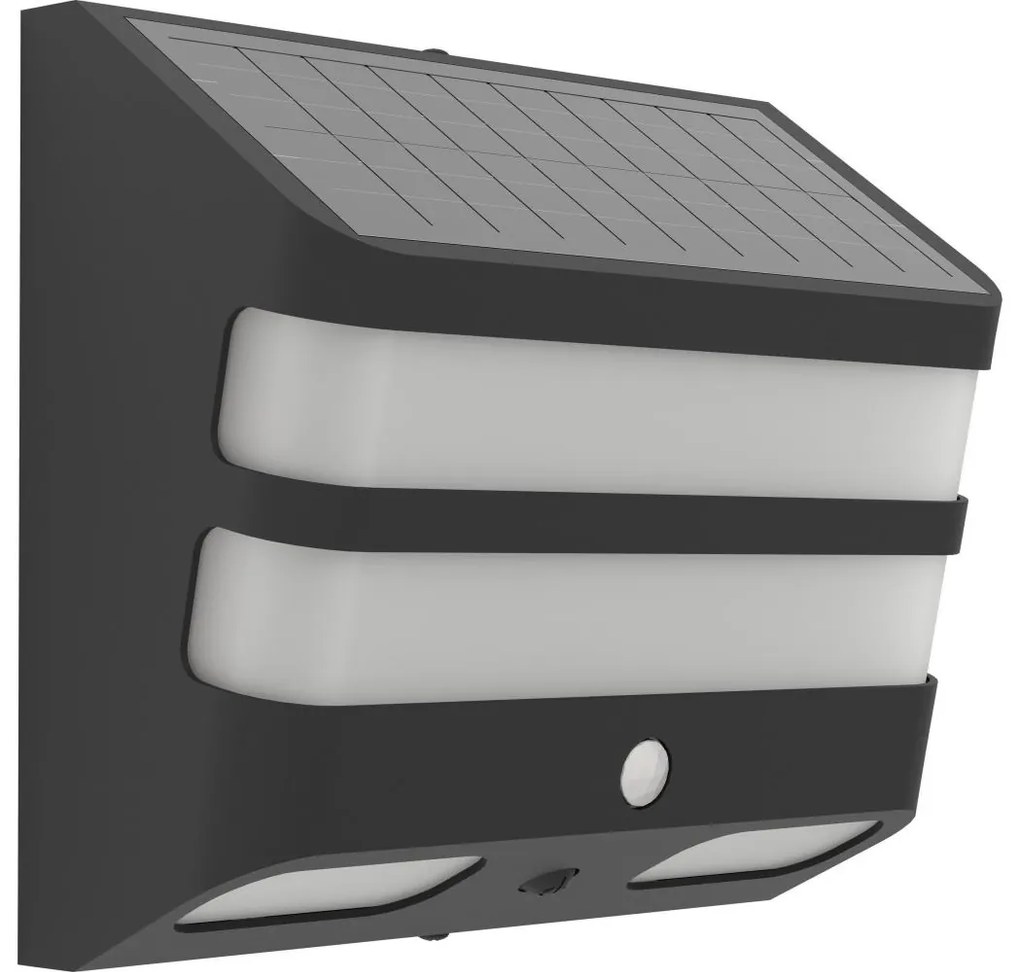 Eglo 901084-LED Solárne nástenné svietidlo so senzorom STIAPPA LED/6,5W/3,7V IP44