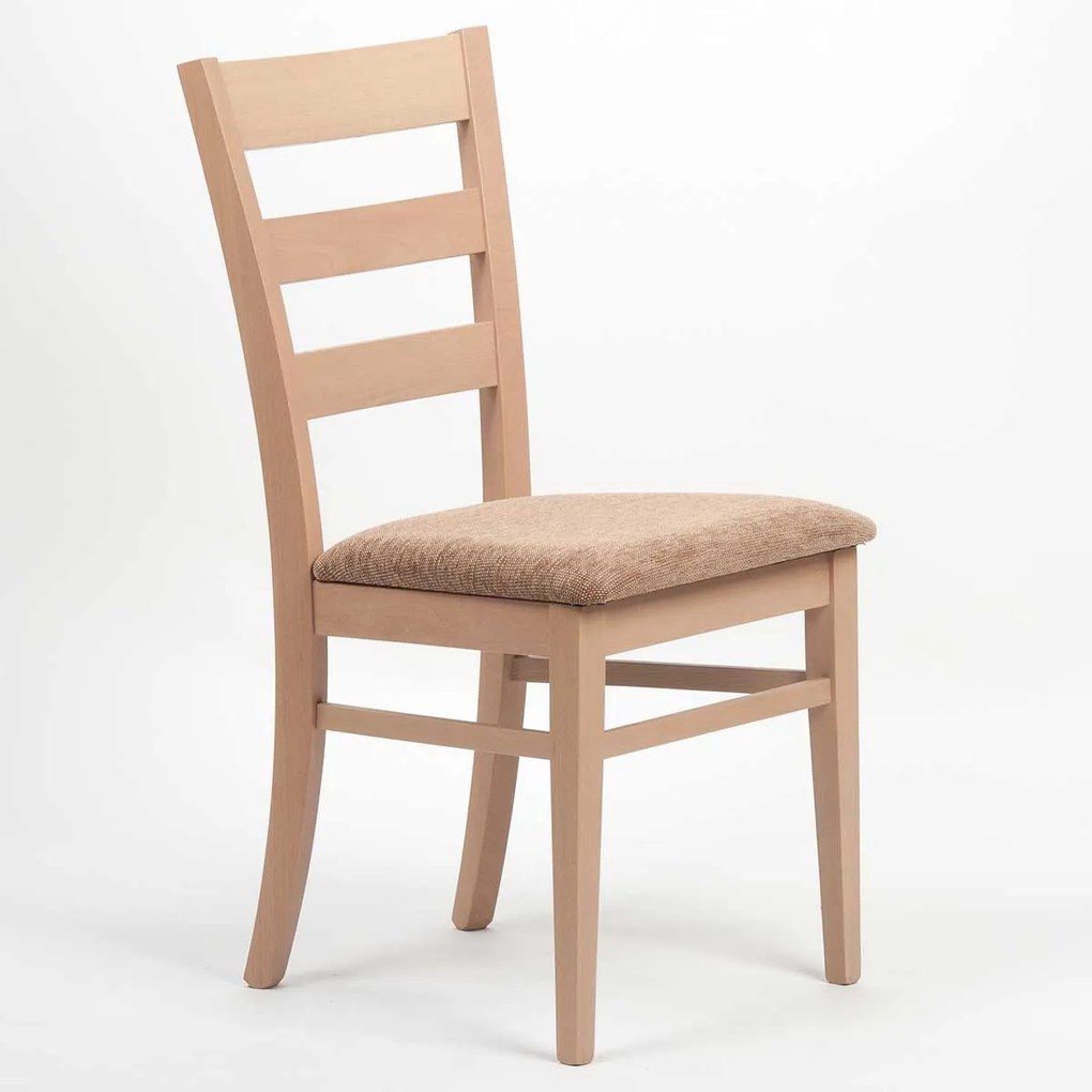 Stima Stolička VIOLA s čalúneným sedákom Vyberte odtieň ->: Buk, Vyberte látku ->: GENEZA soft 58