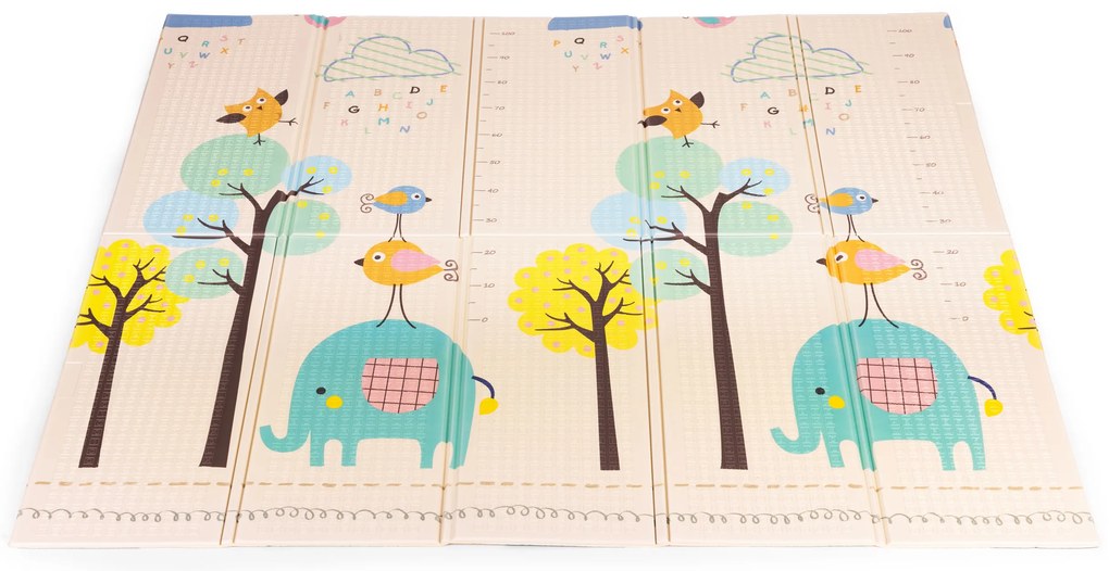 Penová podložka pre deti 200 x 180 cm, Abeceda, ECOTOYS