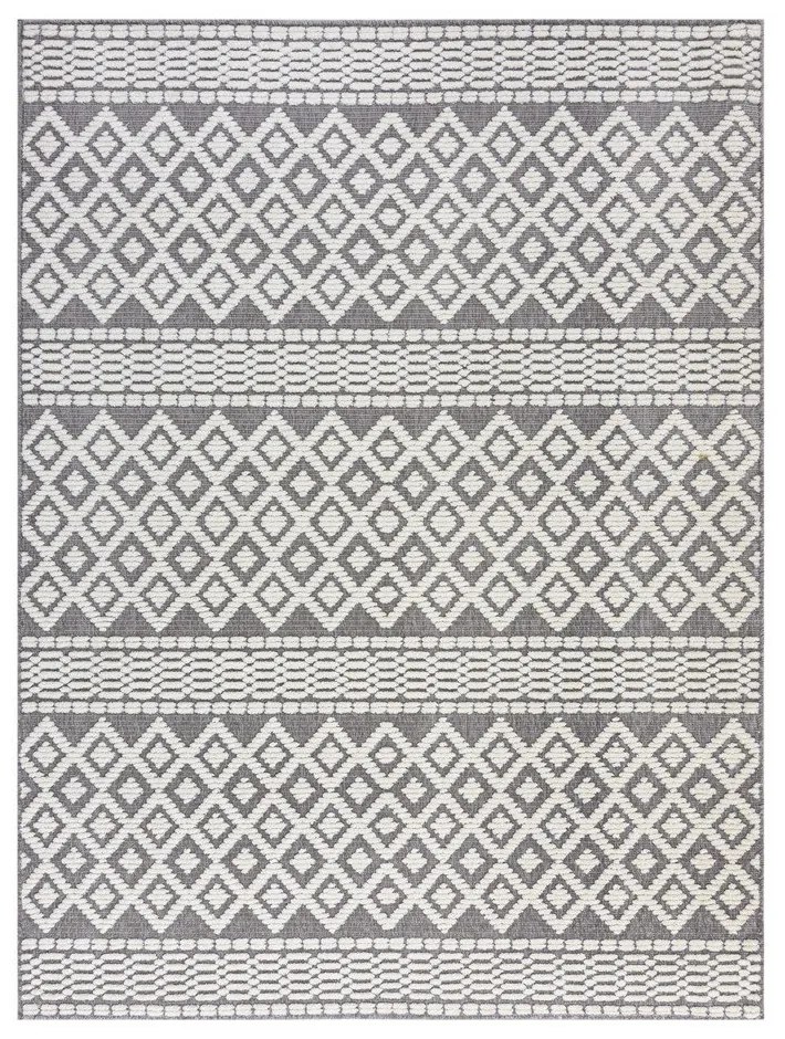 Sivý umývateľný koberec zo ženilky 80x160 cm Jhansi – Flair Rugs