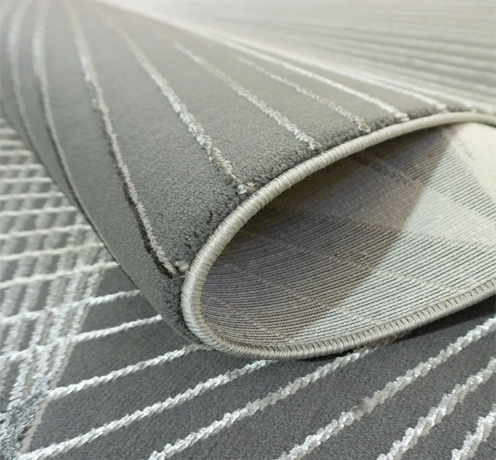 BE Koberec Allianz 6305 GREY – sivý obdĺžnikový Rozmer: 140x190 cm