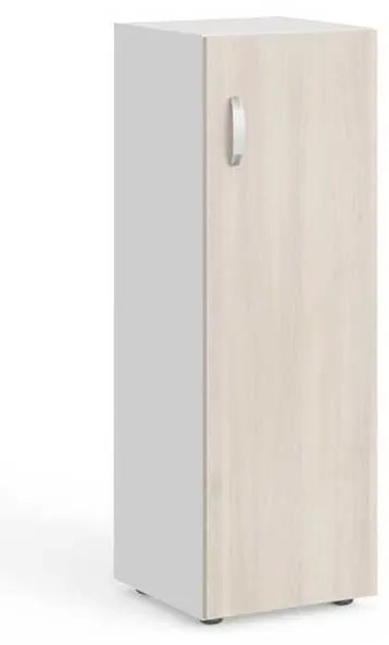 Stredná skriňa Manager 39,9 x 42,2 x 119,5 cm, pravá, agát svetlý / biela