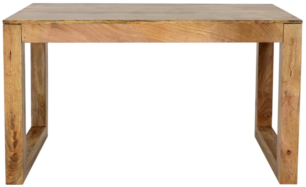 furniture-nabytek.cz - Písací stôl z masívneho dreva mango 130x76x70
