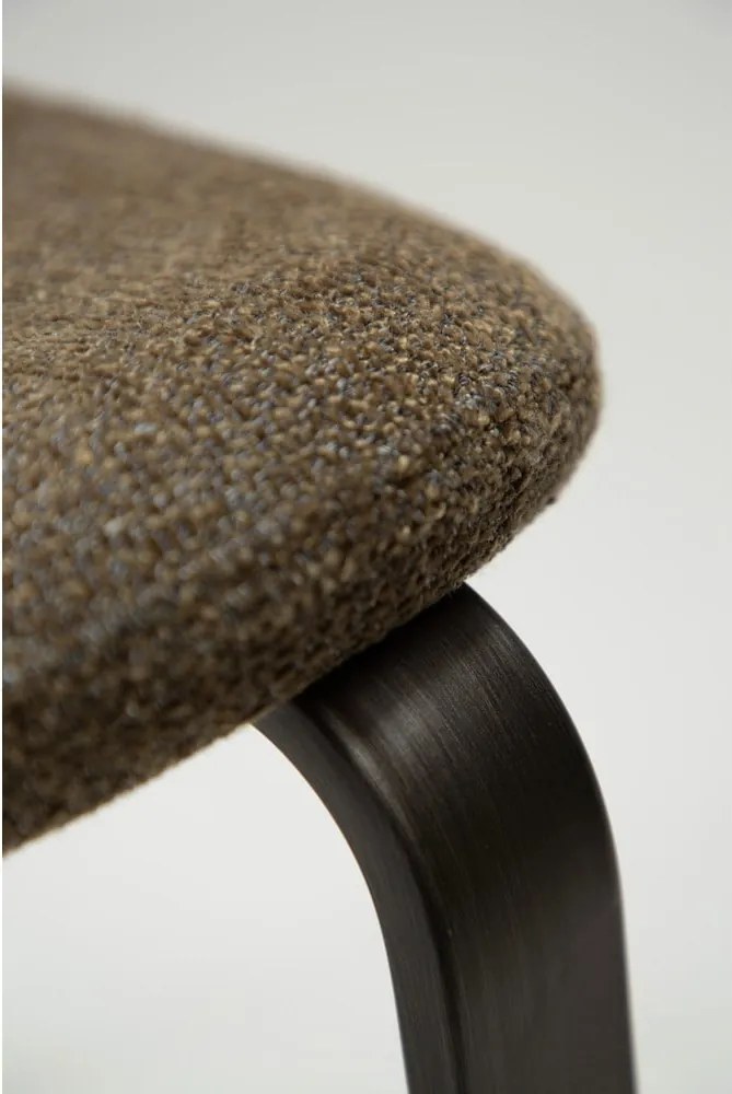 Khaki čalúnená jedálenská stolička Heap – DAN-FORM Denmark