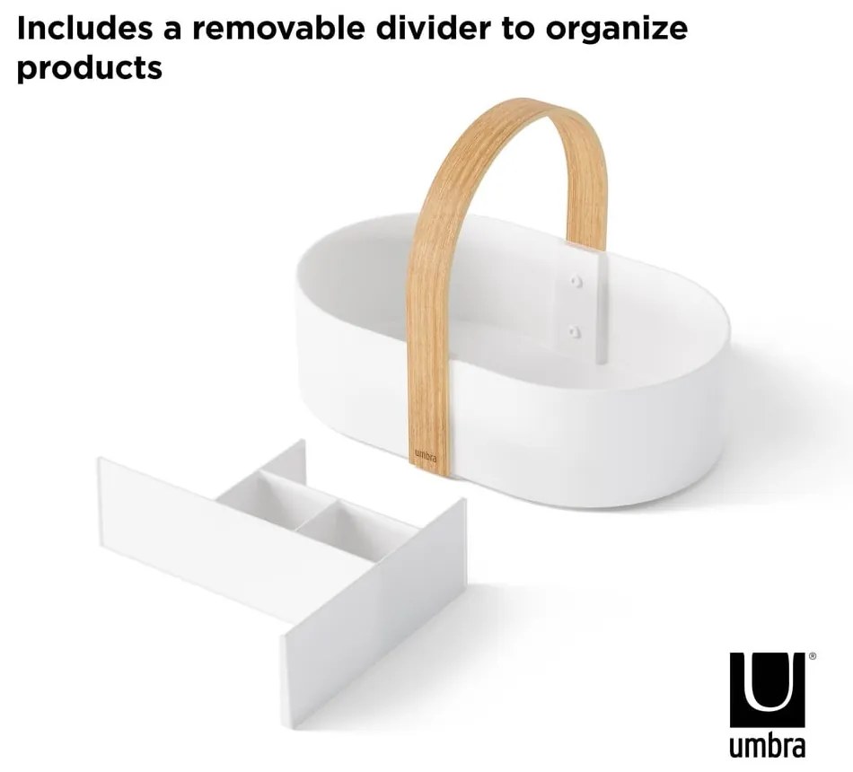 Biely kúpeľňový organizér Bellwood – Umbra