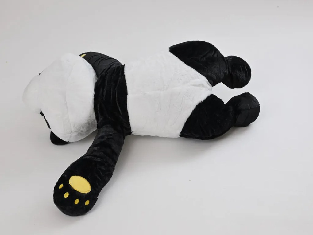 Plyšová PANDA s detskou dekou vo vnútri, čiernobiela