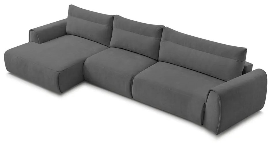 Sivá rohová pohovka Aden – Bobochic Paris