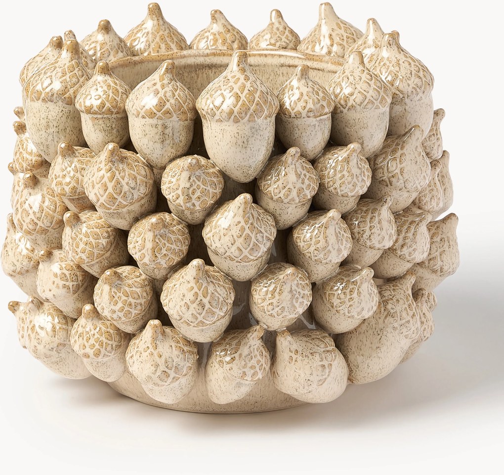 Glazovaný obal na kvetináč Lelly, V 23 cm