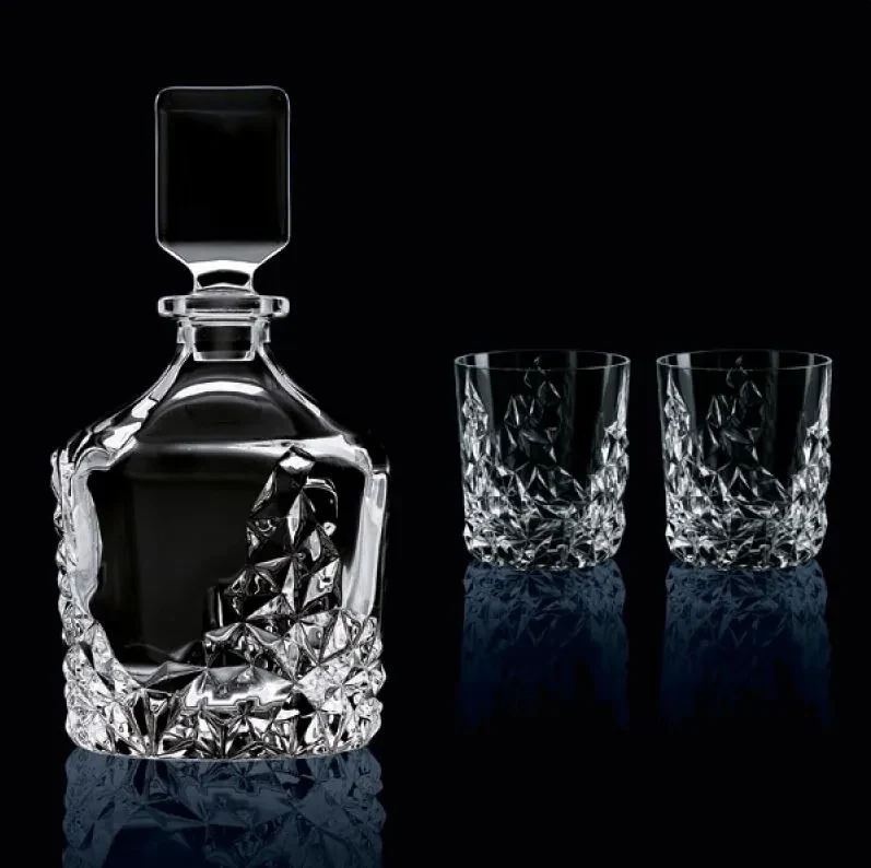 Nachtmann whisky set Sculpture 1+2