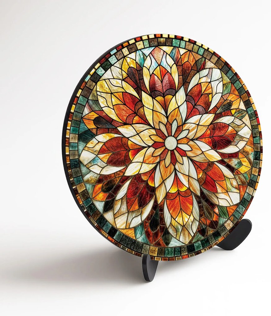 DUBLEZ | Drevená mandala na stenu - Farby sveta