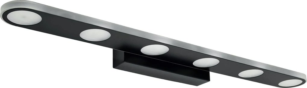 Toolight Toolight, LED nástenné svietidlo, 60cm, 18W, 4000K, 2000lm, SWE055-W, čierna matná, OSW-20155