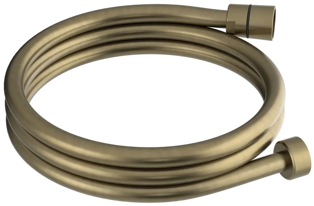 Sapho Sapho, POWERFLEX plastová sprchová hadica, 150cm, zlatá matná, FLEX150GO