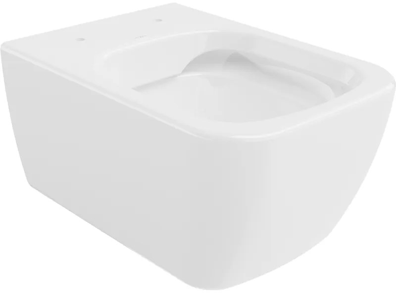 Mexen STELLA Rimless, závesná wc misa, 51 x 35 cm, biela, 3368XX00