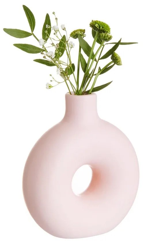 Butlers LOOPY Mini váza 10 cm - sv. ružová