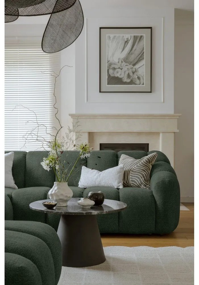 Tmavozelená rohová pohovka (pravý roh/do tvaru "U") Shell – Miuform