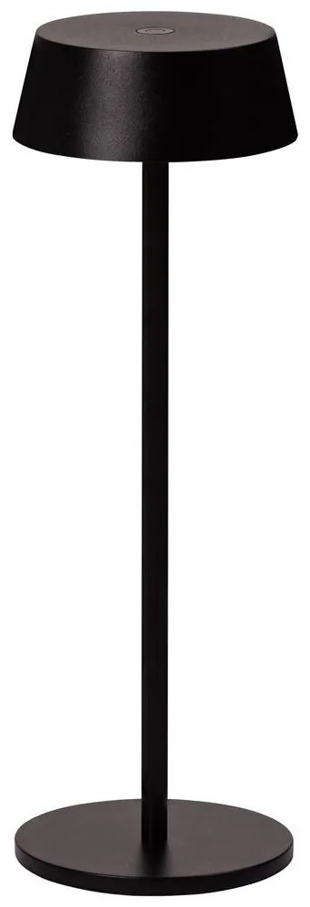 Azzardo AZ5335 - LED Vonkajšia stmievateľná nabíjacia lampa LED/2W/5V IP54 čierna