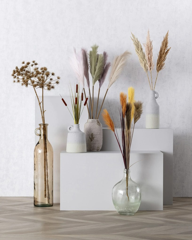 Vetvička trávy pampas 90cm beige