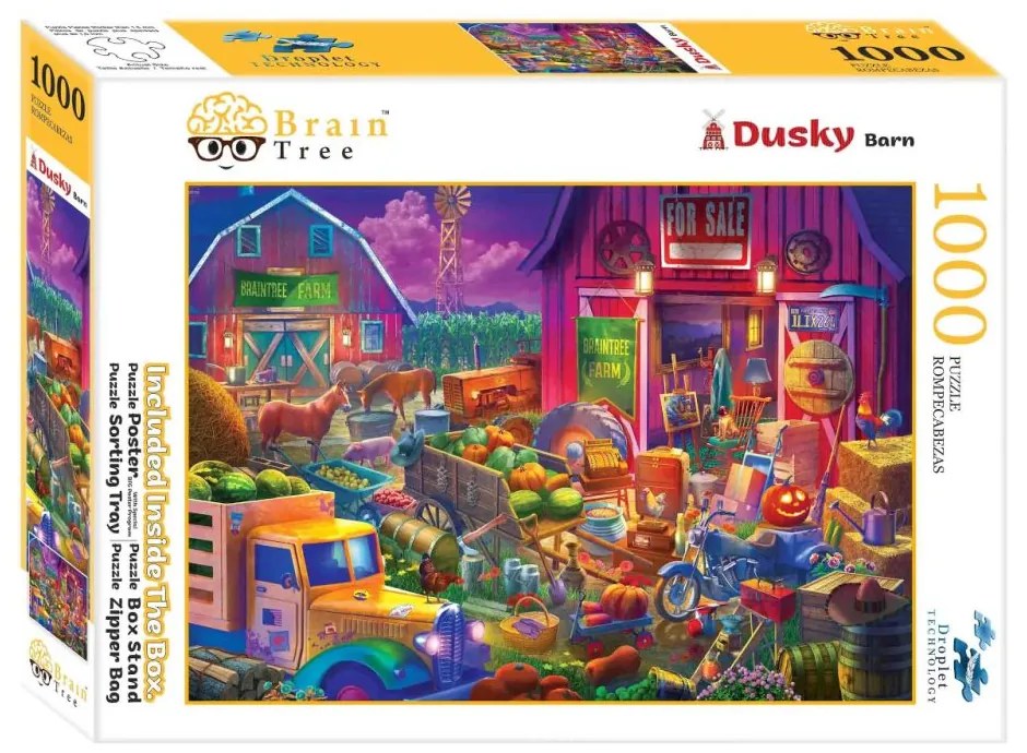 Brain Tree Puzzle Súmrak na dvore 1000 dielikov
