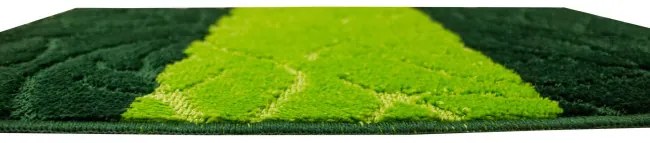 Sada kúpeľňových koberčekov MILANO fľaškovo zelená, lístie