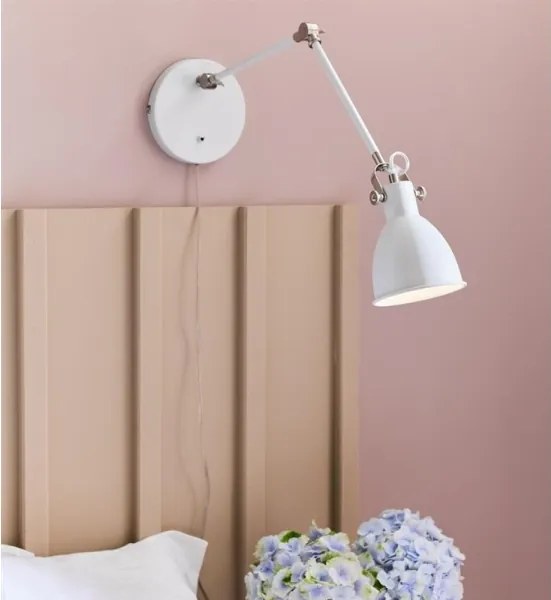 Markslöjd 108249 - Nástenná lampička HOUSE 1xE14/40W/230V biela
