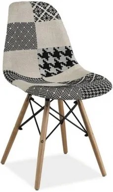 RETRO PATCHWORK BW, Farba patchwork