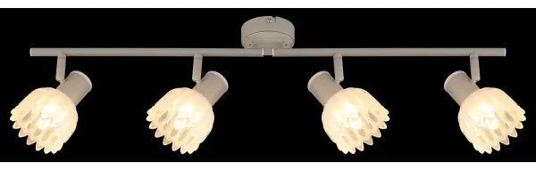 Globo 54317-4 - Bodové svietidlo PLANTA 4xE14/40W/230V