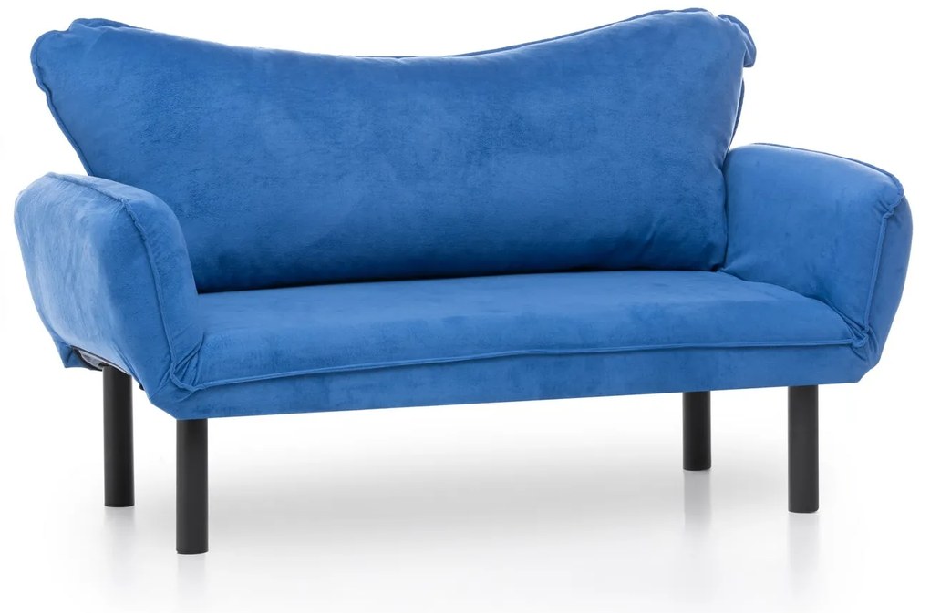 Rozkladacia pohovka dvojsed Chatty (modrá). Akcia -14%. Vlastná spoľahlivá doprava až k Vám domov. 1062618