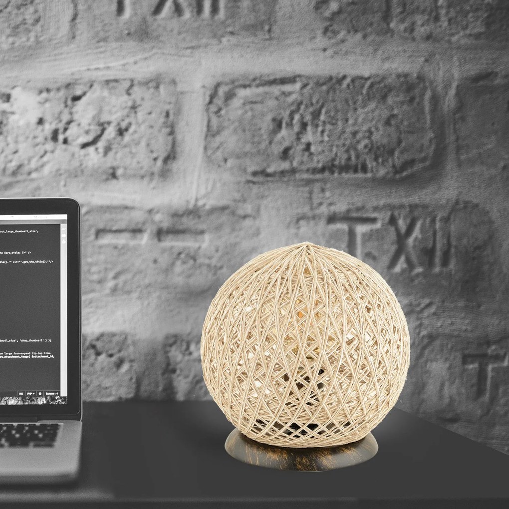 Stolná lampa Balle ecru