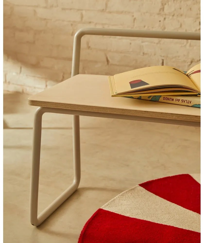 Béžová/v prírodnej farbe lavica Tinn – Kave Home