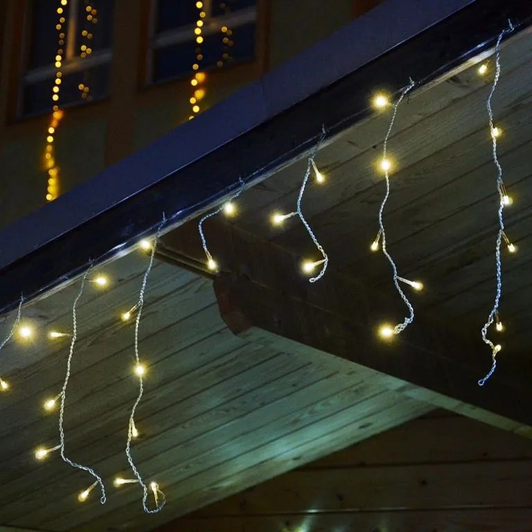 Nexos 88229 Vianočný svetelný dážď, 600 LED, 20 m, teplá biela
